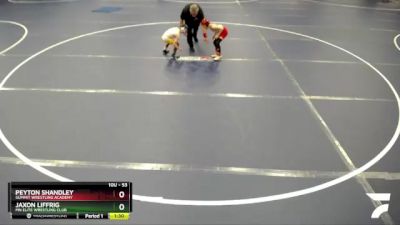 53 lbs Champ. Round 1 - Jaxon Liffrig, MN Elite Wrestling Club vs Peyton Shandley, Summit Wrestling Academy