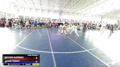 150 lbs Cons. Round 5 - Brayden Guerrero, NV vs Jagger French, CA