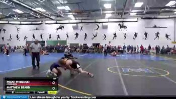 157 lbs Cons. Round 1 - Micah Mydloski, Heidelberg vs Matthew Beard, Defiance