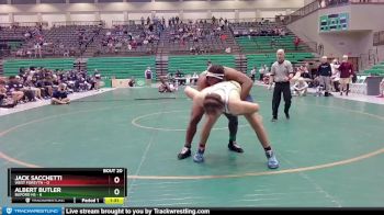 285 lbs Semis & 3rd Wb (16 Team) - Jack Sacchetti, West Forsyth vs Albert Butler, Buford HS