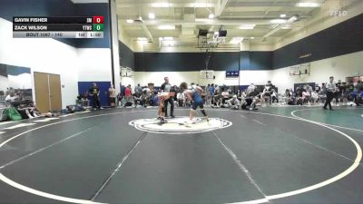 140 lbs Quarterfinal - Zack Wilson, Yucaipa Thunder Wrestling Club vs Gavin Fisher, San Marcos