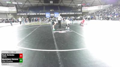 108 lbs Champ. Rd Of 16 - Noah Schimke, NWWC vs Maximiano Herrera, Zillah Wrestling