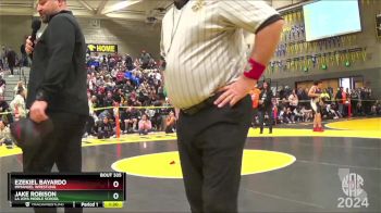 112 lbs Champ. Round 2 - Jake Robison, La Joya Middle School vs Ezekiel Bayardo, Immanuel Wrestling