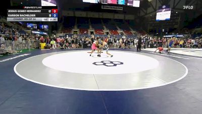 106 lbs Champ. Rd Of 64 - Jessus Gomez Hernandez, CT vs Karson Bachelder, IN