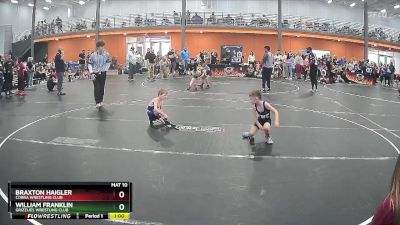 50 lbs Cons. Round 3 - William Franklin, Grizzlies Wrestling Club vs Braxton Haigler, Cobra Wrestling Club