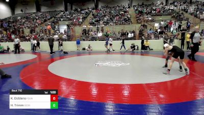 90 lbs Round Of 16 - Kaine Giddens, Foundation Wrestling vs Hayden Trimm, Georgia