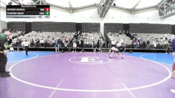 122-H lbs Consi Of 16 #1 - Jayson Garcia, Egg Harbor vs Cooper Helm, La Salle College HS