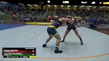 182 lbs Quarterfinals (8 Team) - Kristian Contreras, 6A Bend vs Elijah Kercher, 6A Sprague