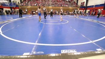 80 lbs Round Of 16 - Zachariah Felts, Fort Gibson Youth Wrestling vs Mason Patel, Glenpool Warriors