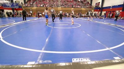 80 lbs Round Of 16 - Zachariah Felts, Fort Gibson Youth Wrestling vs Mason Patel, Glenpool Warriors