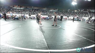 105 lbs Round Of 16 - Legacy Dunn, Kipp Tulsa vs Elise Lauderdale, Beggs Youth Wrestling Program