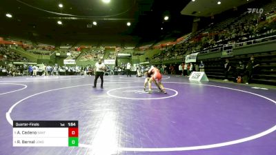 122 lbs Quarterfinal - Alanis Cedeno, Santa Maria vs Riana Bernal, Lemoore