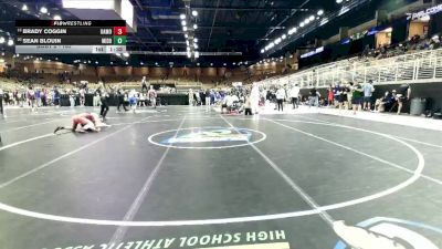 165 lbs Champ. Round 2 - BRADY COGGIN, Oak Mountain vs Sean Blouin, Middleburg