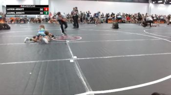 48 lbs Round 1 - Laykin Arnott, Seymour Wrestling Club vs Laurel Arnott, Seymour Wrestling Club
