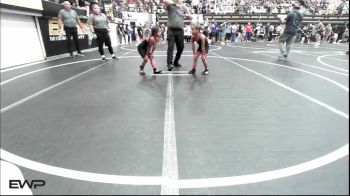 49 lbs Rr Rnd 1 - Josephine Alexander, Midwest City Bombers Youth Wrestling Club vs Liliana Clitso, Darko Valley Wolfpak