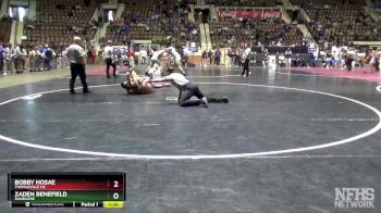 220 lbs Quarterfinal - Zaden Benefield, Ranburne vs Bobby Hosae, Thomasville HS