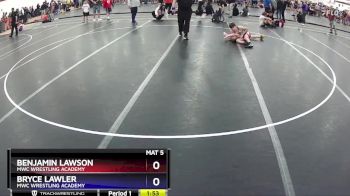 114 lbs Round 2 - Benjamin Lawson, MWC Wrestling Academy vs Bryce Lawler, MWC Wrestling Academy