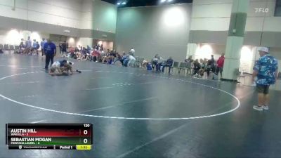 120 lbs Round 2 (6 Team) - Austin Hill, Wakulla vs Sebastian Mogan, Montana Laurel