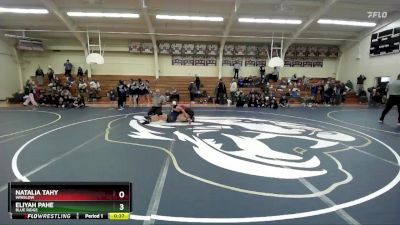 185 lbs Cons. Round 1 - Eliyah Pahe, Blue Ridge vs Natalia Tahy, Winslow