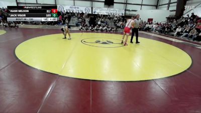 150 lbs Quarterfinal - Kash Nelson, Delta vs Jack Vigor, Carbon