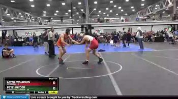 160 lbs Round 3 (8 Team) - Pete Snyder, Dynasty Death Row vs Layne Waldron, Cimarron