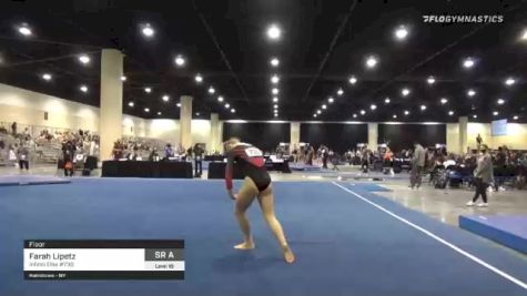 Farah Lipetz - Floor, Infiniti Elite #730 - 2021 USA Gymnastics Development Program National Championships