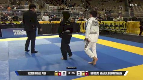 Nicholas Meaher Johannesmann vs Hector Rafael Pina 2025 Pan Kids Jiu-Jitsu IBJJF Championship