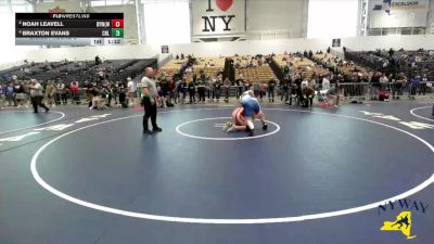 190 lbs Champ. Round 2 - Braxton Evans, Club Not Listed vs Noah Leavell, Bulldogs Youth Wrestling (Far Western)