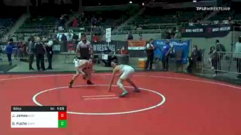 88 lbs Semifinal - Jayden James, Buxton/Boom Ranch vs Grayson Fuchs, Burnett Trained