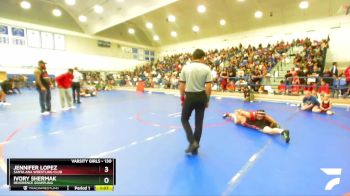 130 lbs Champ. Round 1 - Jennifer Lopez, Santa Ana Wrestling Club vs Ivory Shermak, Reverence Grappling