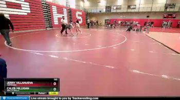 132 lbs Cons. Round 1 - Caleb Milligan, Walla Walla vs Jerry Villanueva, Toppenish