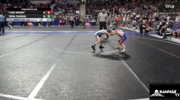 52 lbs Quarterfinal - Ezra Taussig, Greater Heights vs Caid Wright, Caney Valley
