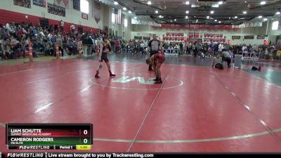 80 lbs Quarterfinal - Cameron Rodgers, MN Elite vs Liam Schutte, Summit Wrestling Academy