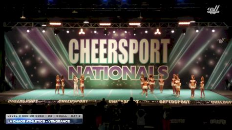 LA Chaos Athletics - Vengeance [2026 L3 Senior Coed - D2 - Small Day 2] 2026 CHEERSPORT National All Star Cheerleading Championship