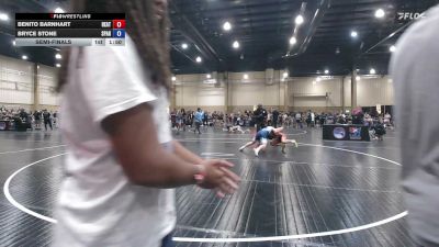 126 lbs Semifinal - Benito Barnhart, Heatwave Wrestling Club, FL vs Bryce Stone, Spartan RTC @LHP