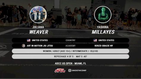 Yashira Millayes vs Juliana Weaver 2024 ADCC Miami Open