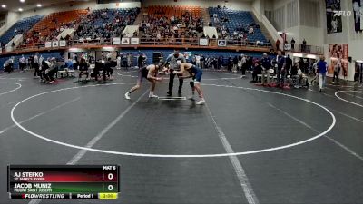 132 lbs Champ. Round 1 - AJ Stefko, St. Mary`s Ryken vs Jacob Muniz, Mount Saint Joseph