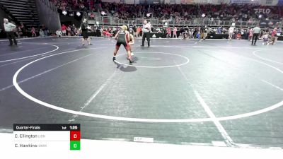 135 lbs Quarterfinal - Carson Ellington, Lion Elite vs Chrystopher Hawkins, Hawkins House Elite