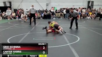 132 lbs Round 1 (8 Team) - Gino Schinina, Scorpions vs Carter Harris, Battle Axe