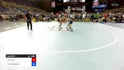 106 lbs Cons 16 #1 - Hunter Hurl, UT vs Augustus Swanson, IL