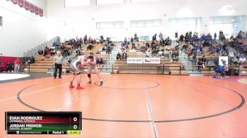 157 lbs Cons. Semi - Evan Rodriguez, Cathedral Catholic vs Jordan Mignosi, Coastal Academy