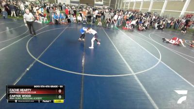 93 lbs Cons. Round 2 - Cache Hearty, Northside Wrestling Club vs Carter Wood, Iron County Wrestling Academy