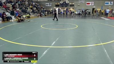 125 lbs Cons. Semi - Lars Skinner-Reed, West Anchorage vs Landon Cardenas-Sumera, South Anchorage High School