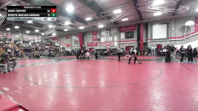 110 lbs Cons. Round 2 - Zada Castro, Mission Viejo vs Evelyn Macias-Vargas, Eleanor Roosevelt