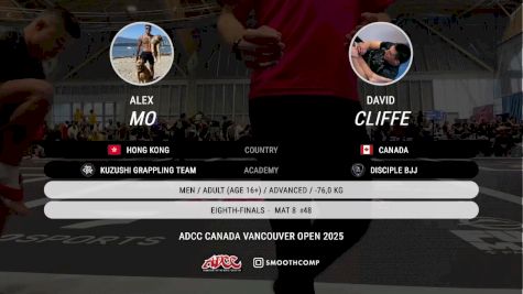David Cliffe vs Alex Mo 2025 ADCC Vancouver Open