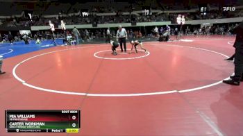 84 lbs Quarterfinal - Mia Williams, VB Fighthouse vs Carter Workman, Great Bridge Wrestling