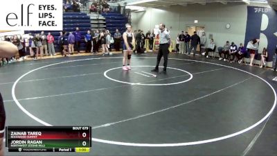 170 lbs. Cons. Round 2 - Zainab Tareq, Rockwood Summit vs Jordin Ragan, Northwest (Cedar Hill)