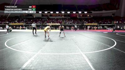 149 lbs Consi Of 16 #1 - Ryan Walsh, Rowan vs Christian Satchell, McNeese State