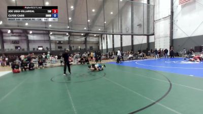 Junior FK - 126 lbs Cons. Round 3 - Clyde Cass, South West Washington Wrestling Club vs Joe Usui-Villareal, Team Dragonslayer Wrestling