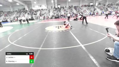 132 lbs Round Of 64 - Jonathan Ledee, NY vs Keagan Stanley, AK